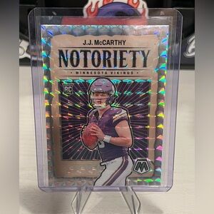 JJ McCarthy Rookie card